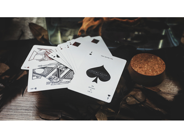 Limited Edition Plume Knife Playing Card (White)
