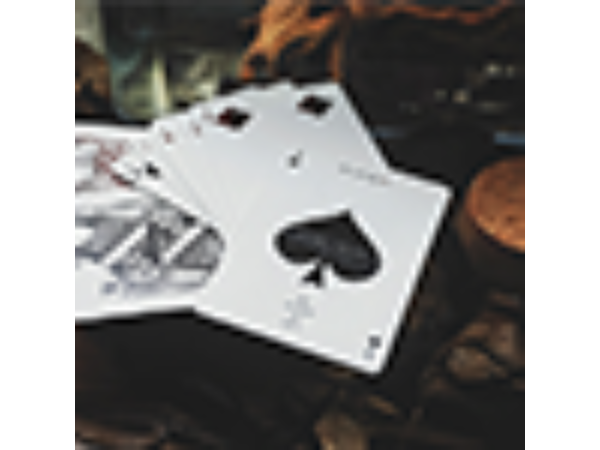 Limited Edition Plume Knife Playing Card (White)