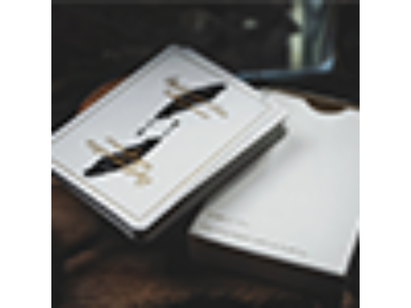 Limited Edition Plume Knife Playing Card (White)