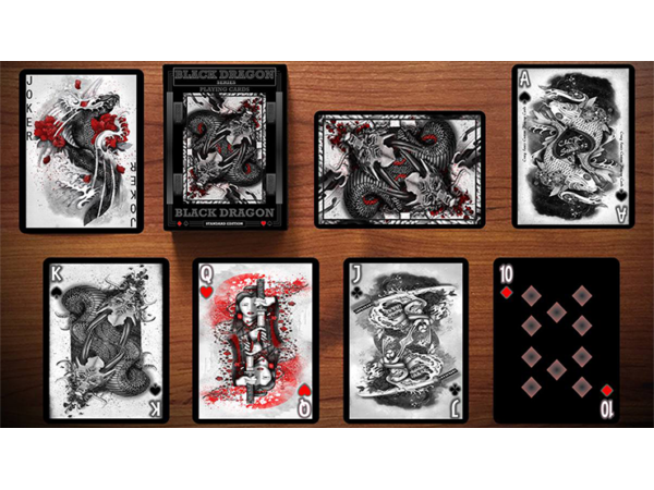 Black Dragon Series Playing Cards (Standard Edition) by Craig Maidment