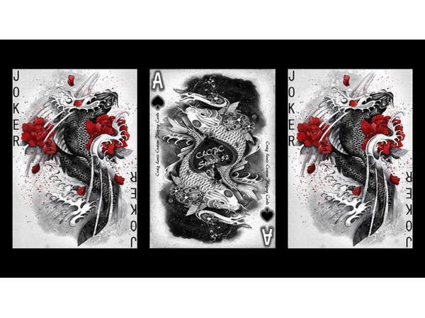 Black Dragon Series Playing Cards (Standard Edition) by Craig Maidment