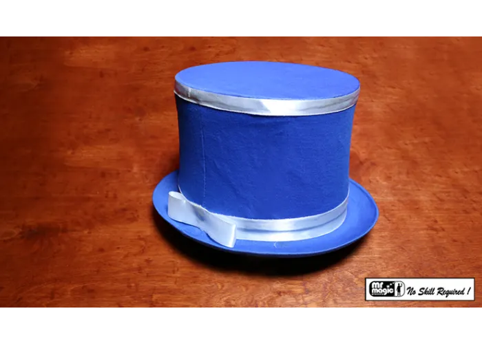 Collapsible Top Hat (Blue) by Mr. Magic