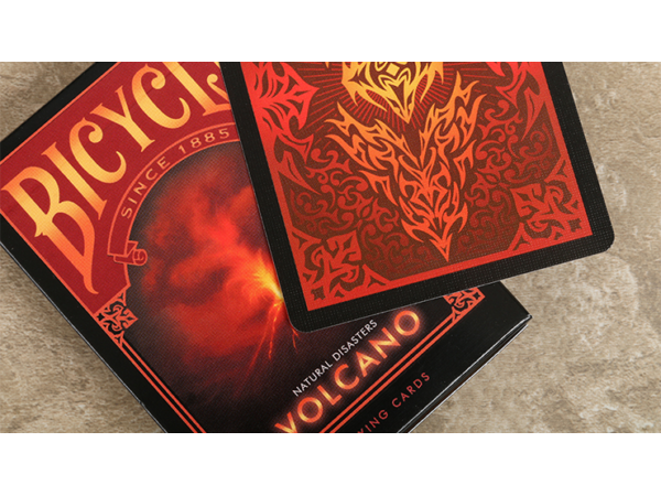 Bicycle Natural Disasters "Volcano" Playing Cards by Collectable Playing Cards