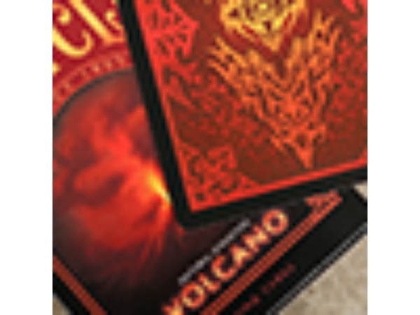 Bicycle Natural Disasters "Volcano" Playing Cards by Collectable Playing Cards