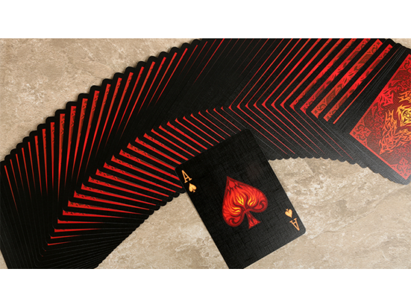 Bicycle Natural Disasters "Volcano" Playing Cards by Collectable Playing Cards