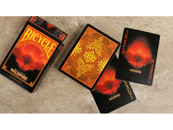 Bicycle Natural Disasters "Wildfire" Playing Cards by Collectable Playing Cards