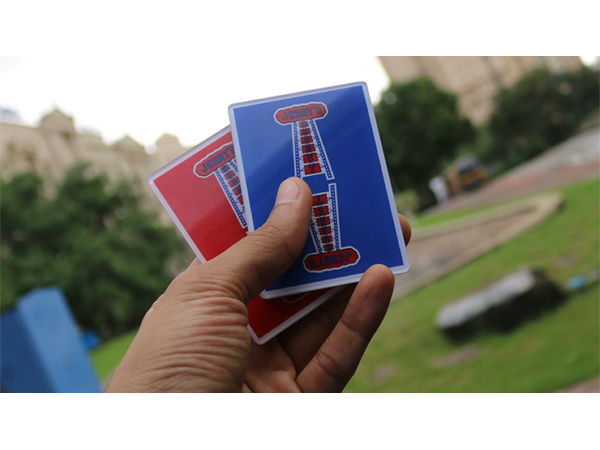 Jerry Nugget Cardistry Trainers 3 PACK (Blue Double Backer) by Magic Encarta - Trick