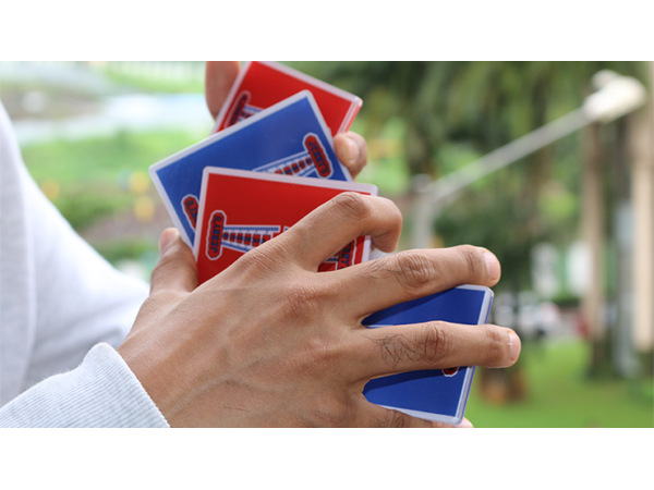 Jerry Nugget Cardistry Trainers 3 PACK (Blue Double Backer) by Magic Encarta - Trick