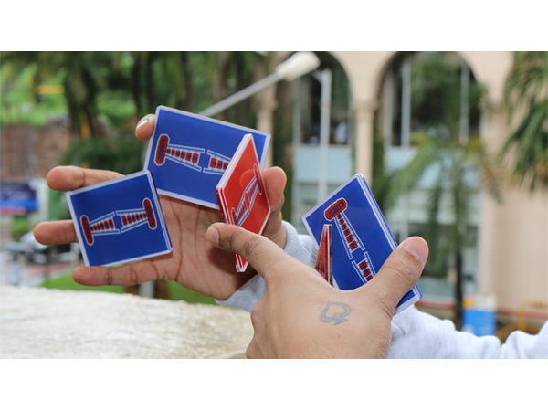 Jerry Nugget Cardistry Trainers 3 PACK (Blue Double Backer) by Magic Encarta - Trick