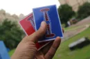 Jerry Nugget Cardistry Trainers 3 PACK (Blue Double Backer) by Magic Encarta - Trick – Image 1
