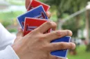 Jerry Nugget Cardistry Trainers 3 PACK (Blue Double Backer) by Magic Encarta - Trick – Image 4