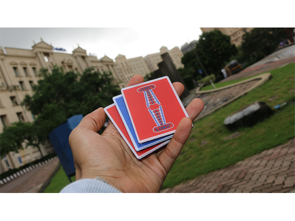 Jerry Nugget Cardistry Trainers 5 PACK (Red Double Backer) by Magic Encarta - Trick