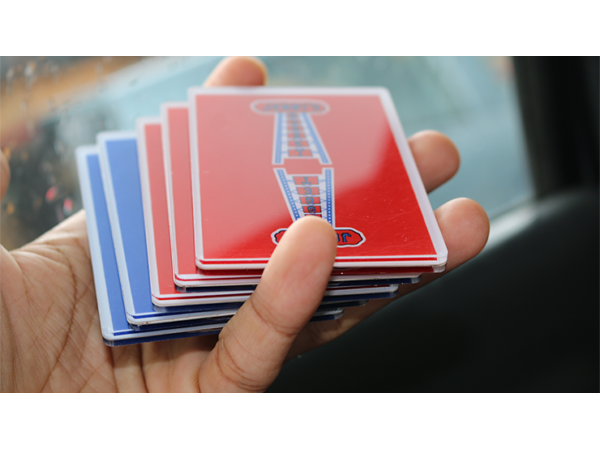 Jerry Nugget Cardistry Trainers 5 PACK (Red Double Backer) by Magic Encarta - Trick