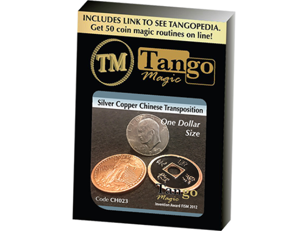 Dollar Size Silver Copper Chinese Transposition (CH023) by Tango Magic