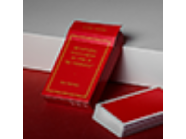 Magic Notebook Deck - Limited Edition (Red) by The Bocopo Playing Card Company