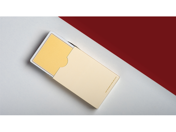 Magic Notebook Deck - Limited Edition (Champagne) by The Bocopo Playing Card Company