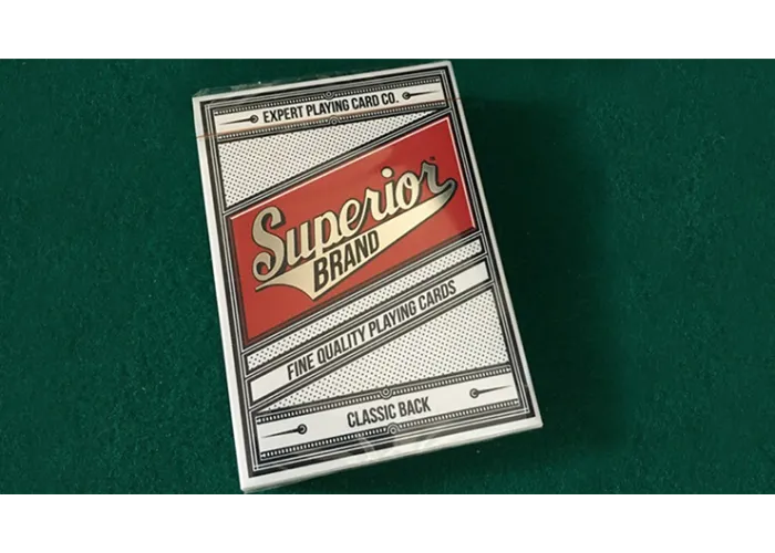 Superior (Red) Playing Cards by Expert Playing Card Co