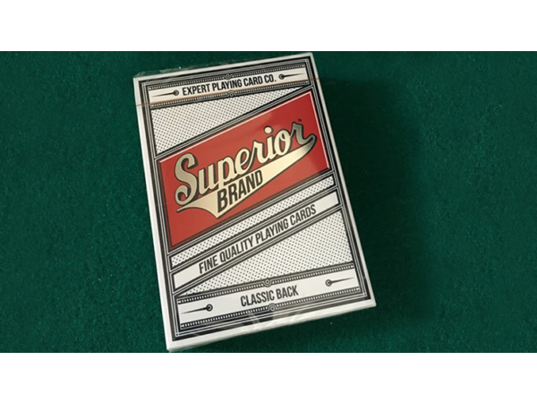 Superior (Red) Playing Cards by Expert Playing Card Co