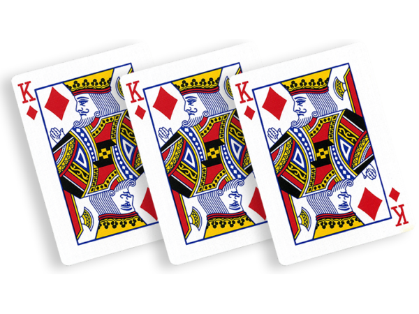 Flash Poker Card King of Diamonds (Ten Pack) - Trick