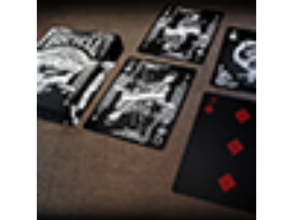 Bicycle Middle Kingdom (Black)  Playing Cards Printed by US Playing Card Co