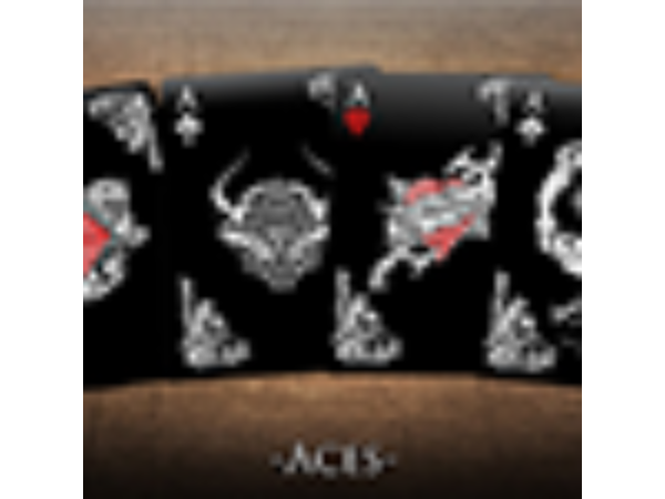 Bicycle Middle Kingdom (Black)  Playing Cards Printed by US Playing Card Co