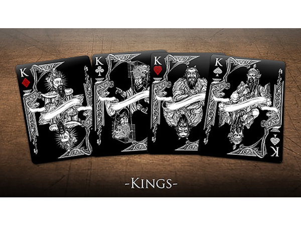 Bicycle Middle Kingdom (Black)  Playing Cards Printed by US Playing Card Co