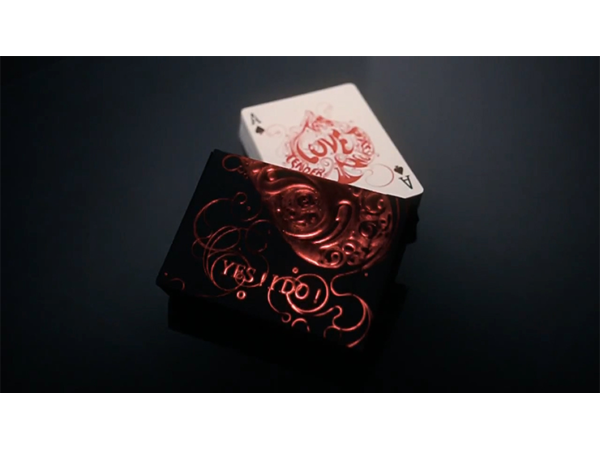 Love Promise of Vow (Red) Playing Cards by The Bocopo Playing Card Company