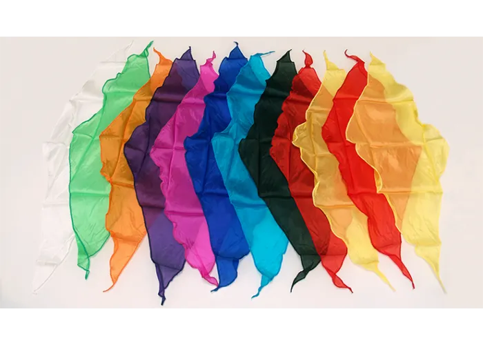 Diamond Cut Silk 18 inch 12 Pack (Assorted) Magic by Gosh