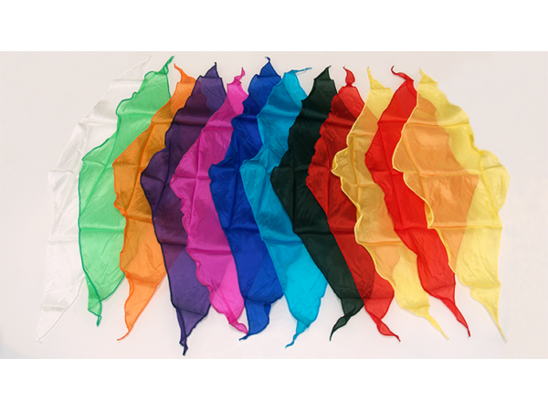Diamond Cut Silk 18 inch 12 Pack (Assorted) Magic by Gosh