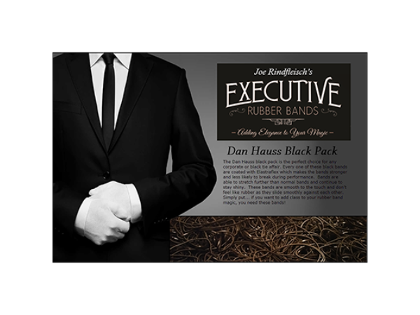 Joe Rindfleisch's Executive Rubber Bands (Dan Hauss - Black Pack) by Joe Rindfleisch - Trick