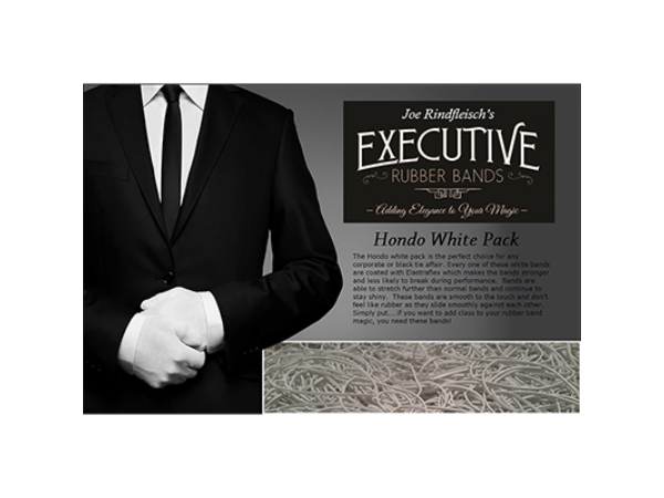 Joe Rindfleisch's Executive Rubber Bands (Hondo - White Pack) by Joe Rindfleisch - Trick