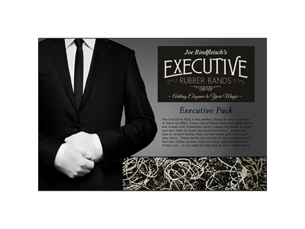 Joe Rindfleisch's Executive Rubber Bands (B&W Combo) by Joe Rindfleisch - Trick