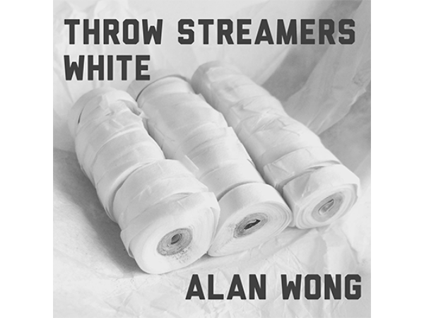Throw Streamers white (30 Head / 10 pk.) by Alan Wong - Trick