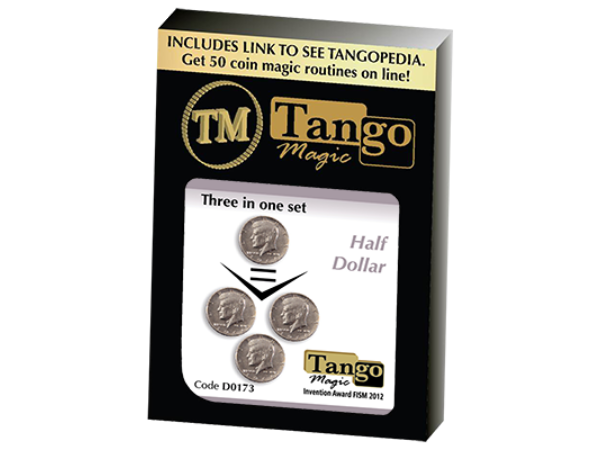 Three in One (Half Dollar) Set (D0173) by Tango - Trick