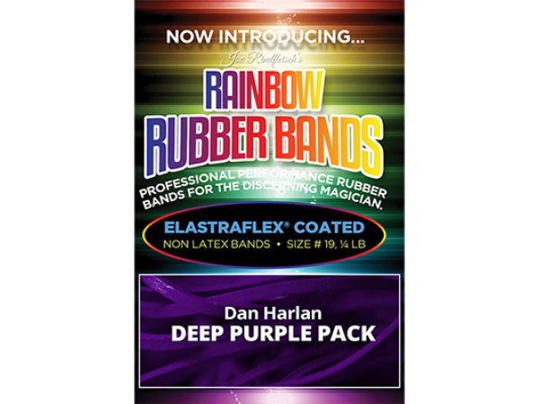 Joe Rindfleisch's Rainbow Rubber Bands (Dan Harlan - Deep Purple Size 19) by Joe Rindfleisch