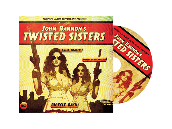 Twisted Sisters 2.0 (DVD and Gimmick) Bicycle Back by John Bannon - Trick