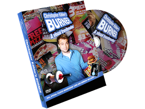 Burner (gimmicks & DVD) by Christopher Köhlers Burner