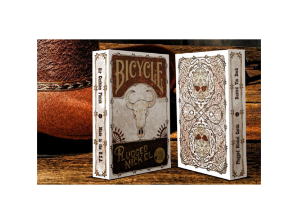 Plugged Nickel Playing Cards (Rusted Tin) by Matt Drake