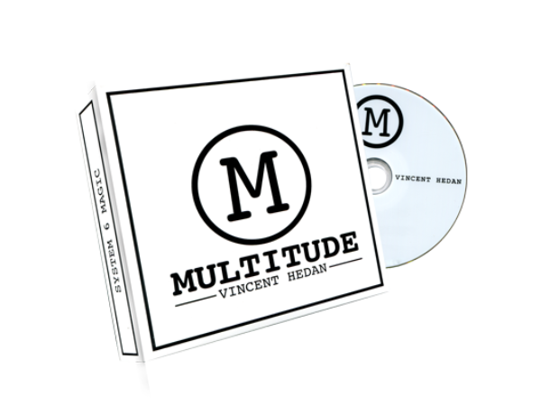 Multitude (DVD & Gimmicks) Red by Vincent Hedan and System 6 - DVD