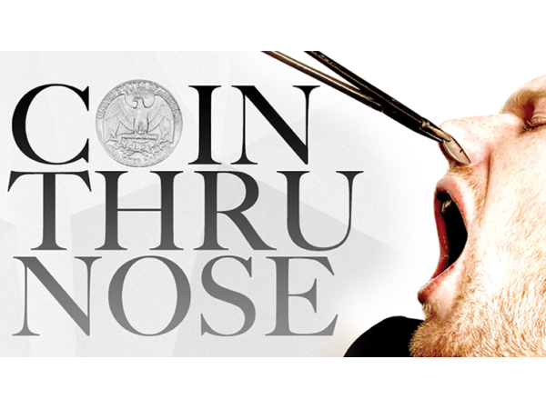 Coin Thru Nose by Tyler Sutter  & The Magic Estate - Trick
