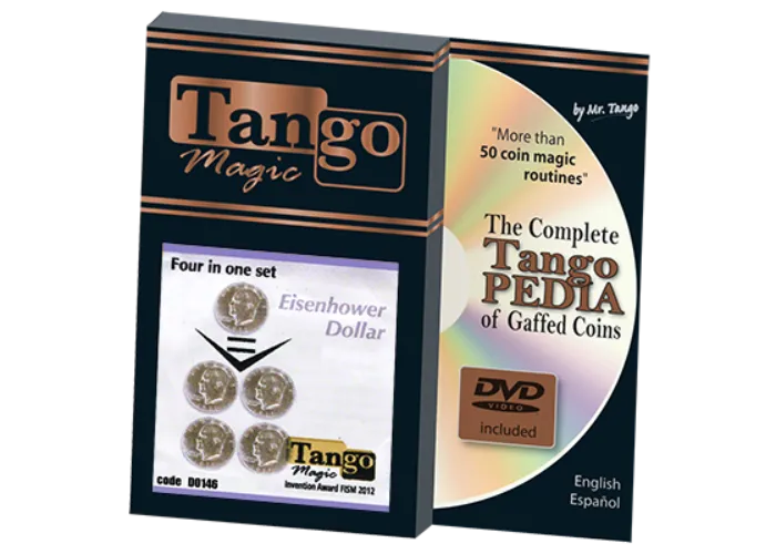 Four in One Eisenhower Dollar  Set (D0146) by Tango - Trick