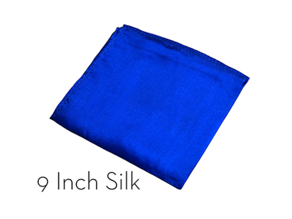 Silk 9 inch (Blue) Magic by Gosh - Trick