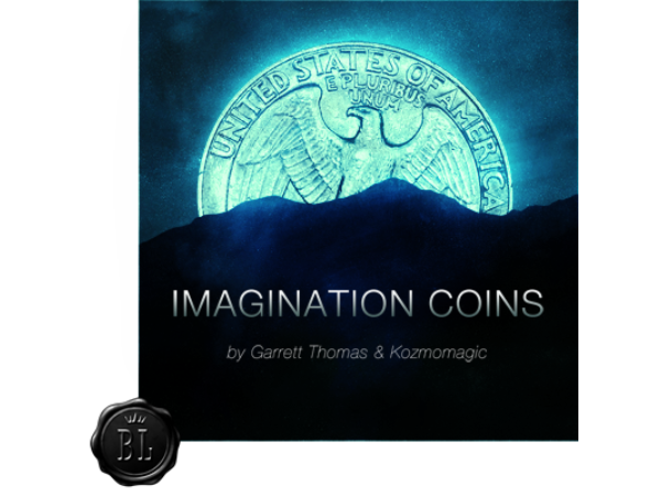 Imagination Coins Euro (DVD and Gimmicks) by Garrett Thomas and Kozmomagic - DVD