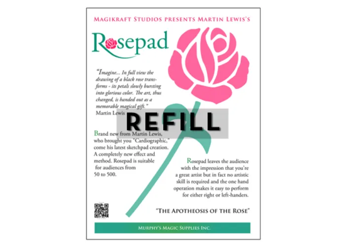 The Rose Pad REFILL by Martin Lewis