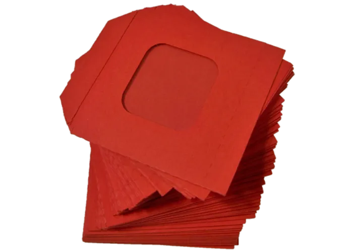 Nest of Wallet Refill Envelopes 50 units (Red with Window)