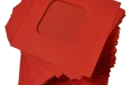 Nest of Wallet Refill Envelopes 50 units (Red with Window) – Image 1