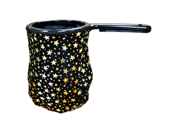 Change Bag Stars (Black/Gold Stars/Black Rim) by Bazar de Magia