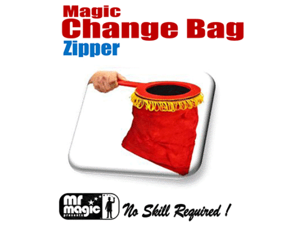 Magic Change Bag (Zipper)- by Mr. Magic