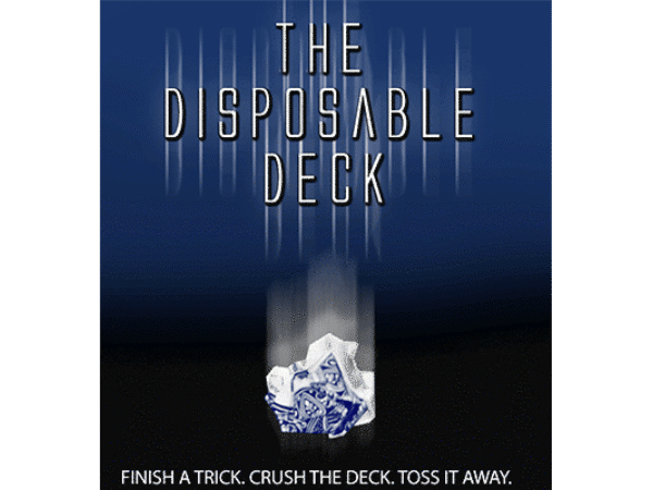 Disposable Deck 2.0 (blue) by David Regal