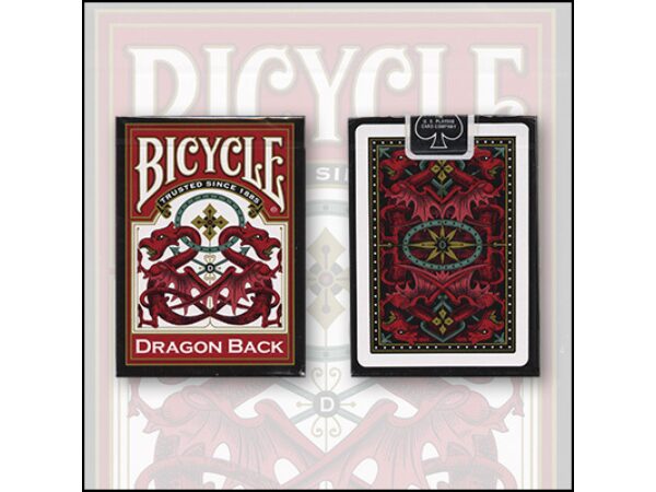 Bicycle Dragon Back Cards (Red) by USPCC